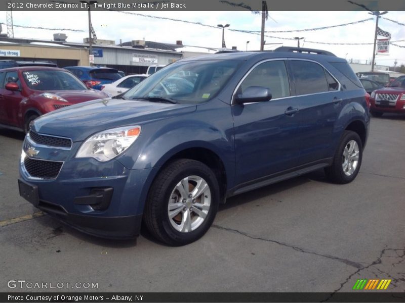 Twilight Blue Metallic / Jet Black 2012 Chevrolet Equinox LT