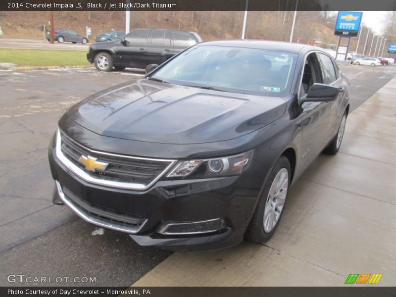 Black / Jet Black/Dark Titanium 2014 Chevrolet Impala LS