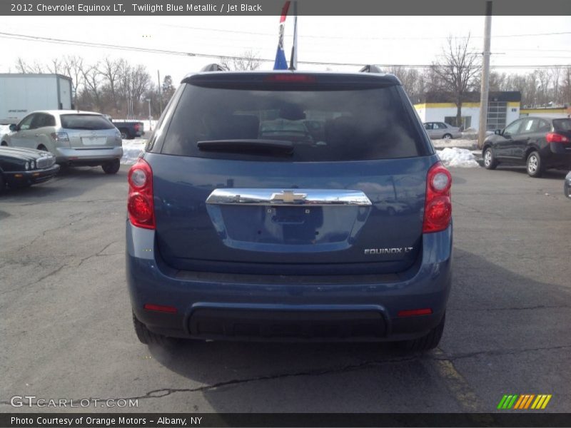 Twilight Blue Metallic / Jet Black 2012 Chevrolet Equinox LT