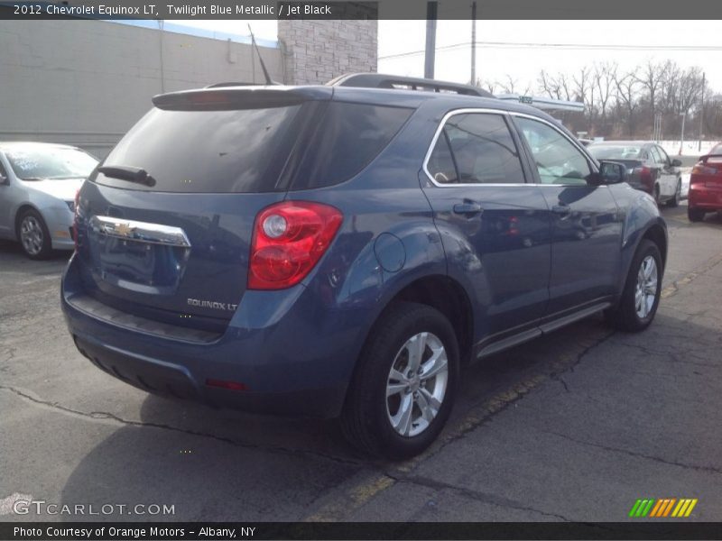 Twilight Blue Metallic / Jet Black 2012 Chevrolet Equinox LT