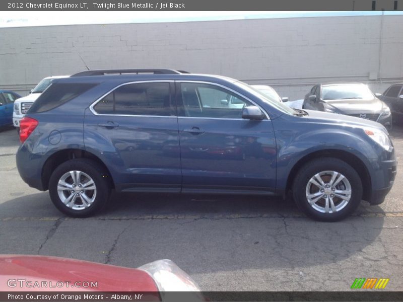 Twilight Blue Metallic / Jet Black 2012 Chevrolet Equinox LT