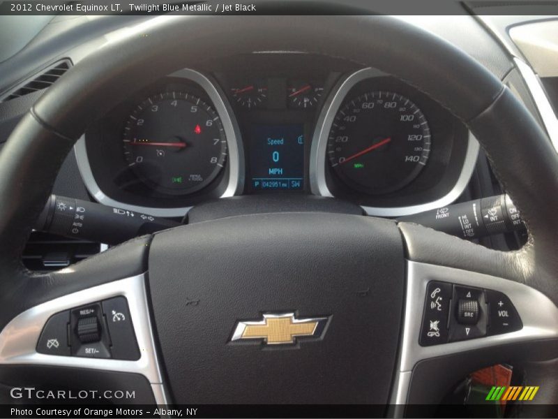 Twilight Blue Metallic / Jet Black 2012 Chevrolet Equinox LT