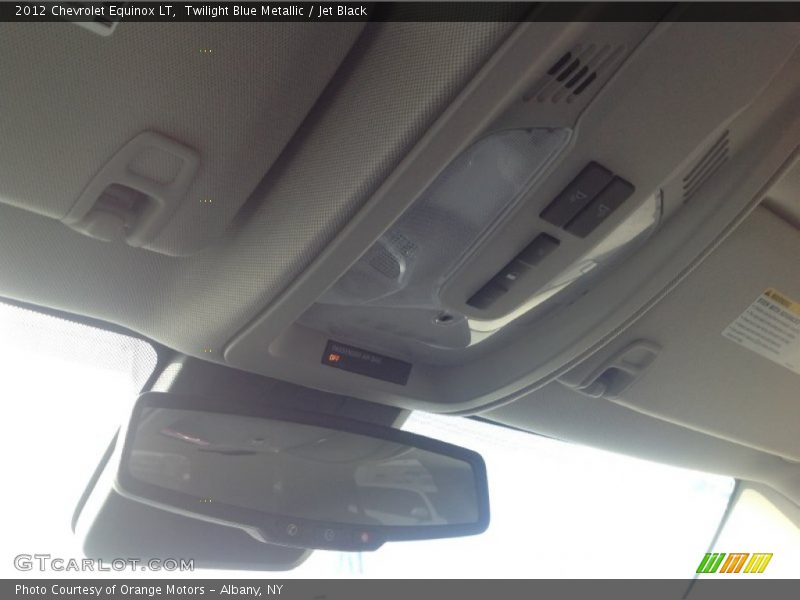 Twilight Blue Metallic / Jet Black 2012 Chevrolet Equinox LT