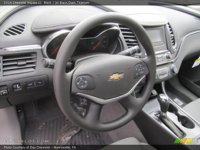 Black / Jet Black/Dark Titanium 2014 Chevrolet Impala LS