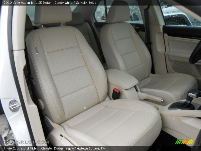 Candy White / Cornsilk Beige 2010 Volkswagen Jetta SE Sedan