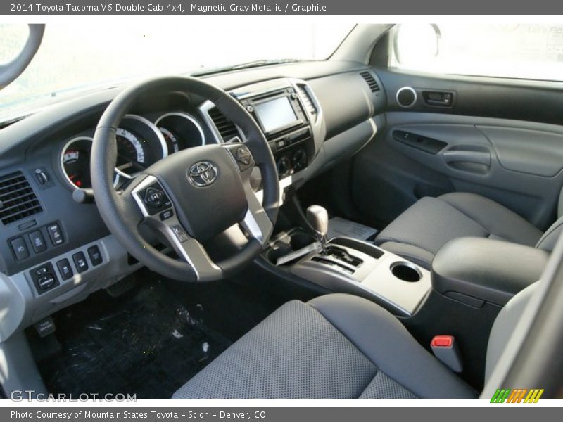 Magnetic Gray Metallic / Graphite 2014 Toyota Tacoma V6 Double Cab 4x4