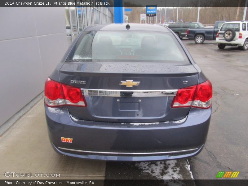 Atlantis Blue Metallic / Jet Black 2014 Chevrolet Cruze LT