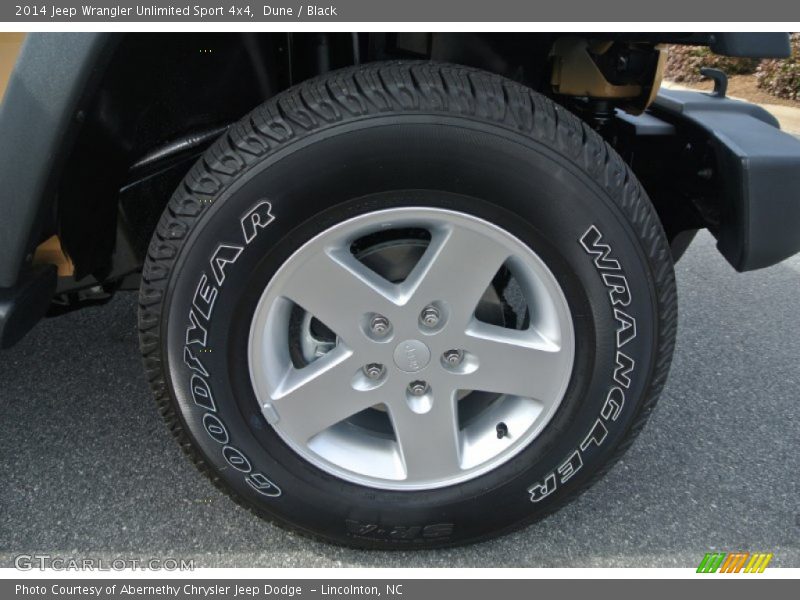 Dune / Black 2014 Jeep Wrangler Unlimited Sport 4x4