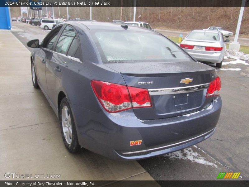 Atlantis Blue Metallic / Jet Black 2014 Chevrolet Cruze LT