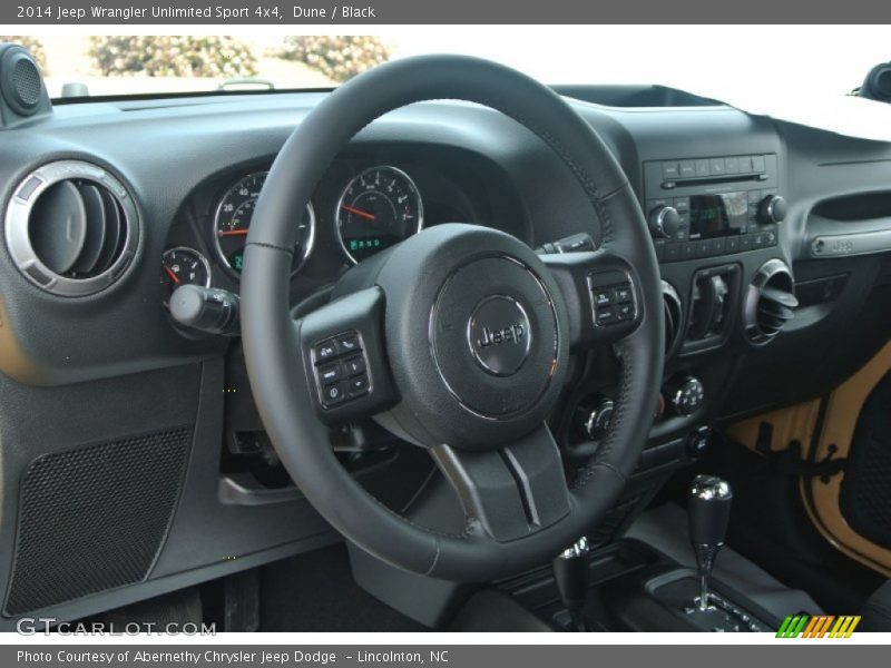 Dune / Black 2014 Jeep Wrangler Unlimited Sport 4x4