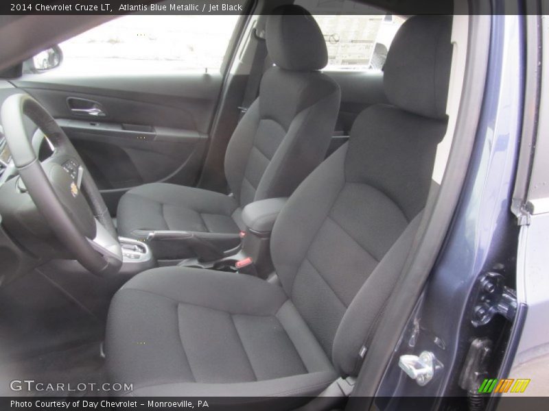 Atlantis Blue Metallic / Jet Black 2014 Chevrolet Cruze LT