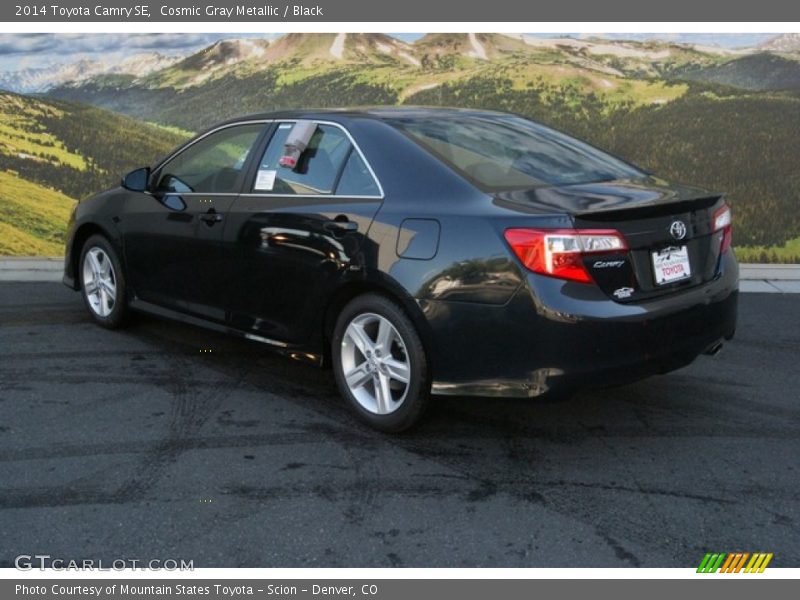 Cosmic Gray Metallic / Black 2014 Toyota Camry SE