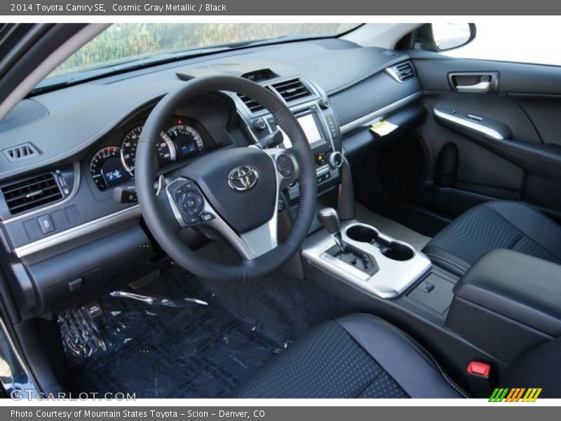Cosmic Gray Metallic / Black 2014 Toyota Camry SE