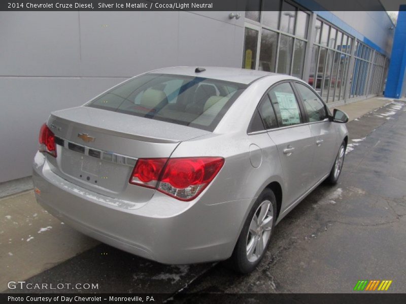 Silver Ice Metallic / Cocoa/Light Neutral 2014 Chevrolet Cruze Diesel