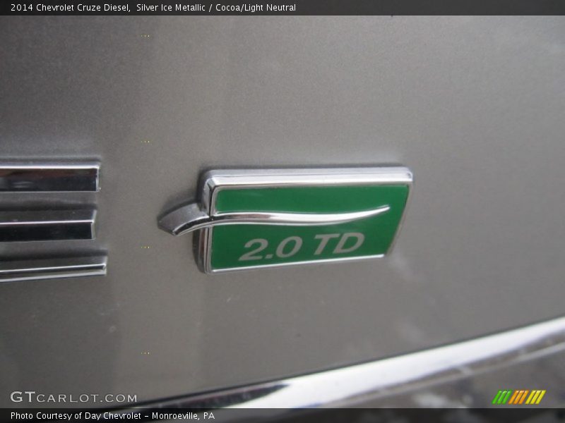 Silver Ice Metallic / Cocoa/Light Neutral 2014 Chevrolet Cruze Diesel