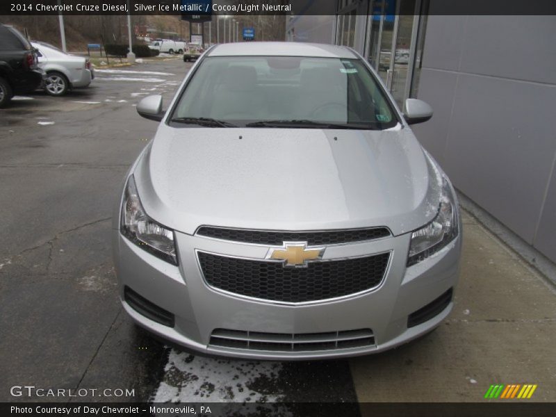 Silver Ice Metallic / Cocoa/Light Neutral 2014 Chevrolet Cruze Diesel