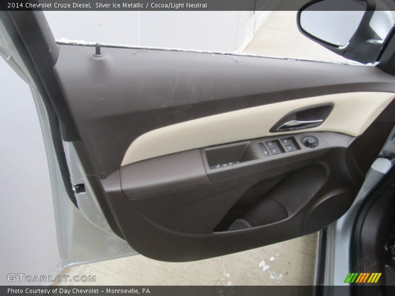 Silver Ice Metallic / Cocoa/Light Neutral 2014 Chevrolet Cruze Diesel