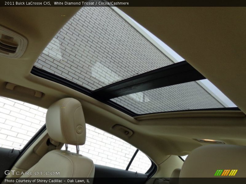 White Diamond Tricoat / Cocoa/Cashmere 2011 Buick LaCrosse CXS