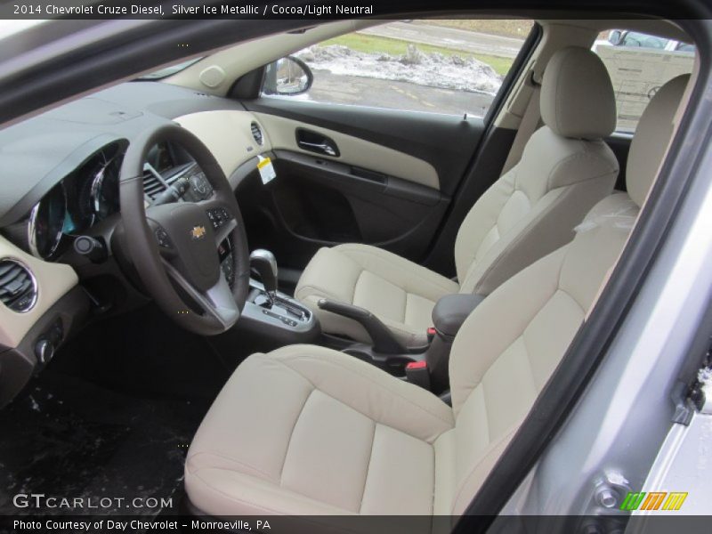 Silver Ice Metallic / Cocoa/Light Neutral 2014 Chevrolet Cruze Diesel