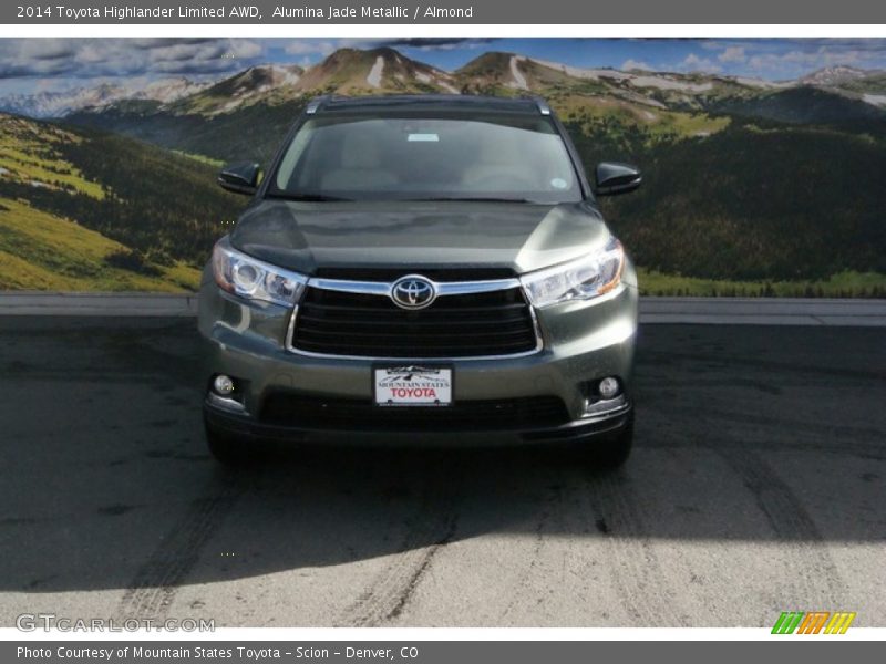 Alumina Jade Metallic / Almond 2014 Toyota Highlander Limited AWD