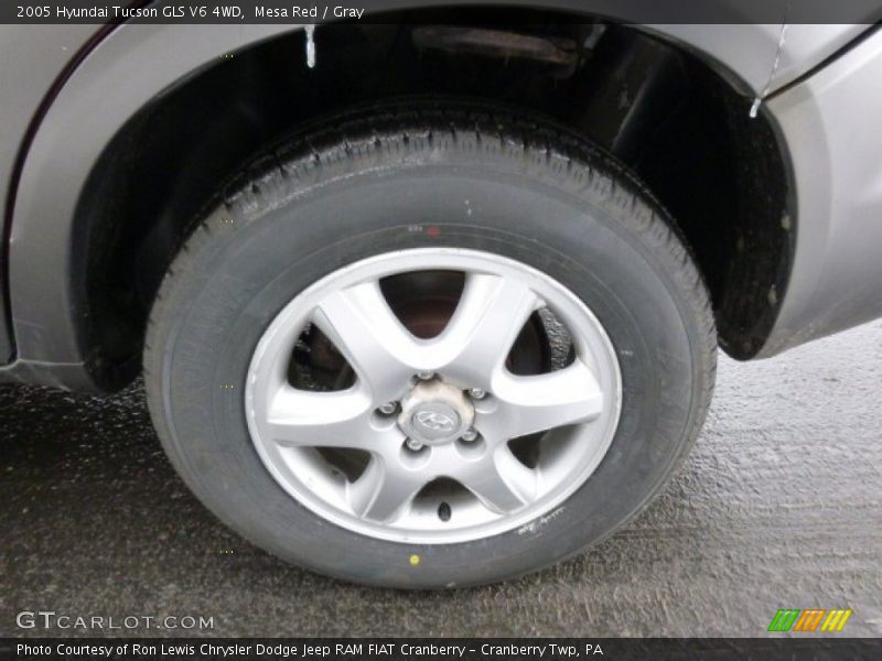Mesa Red / Gray 2005 Hyundai Tucson GLS V6 4WD