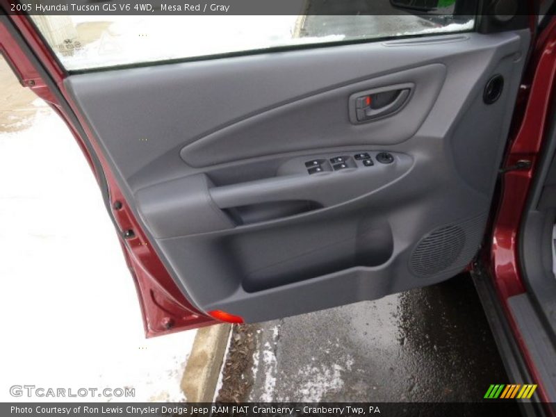 Mesa Red / Gray 2005 Hyundai Tucson GLS V6 4WD