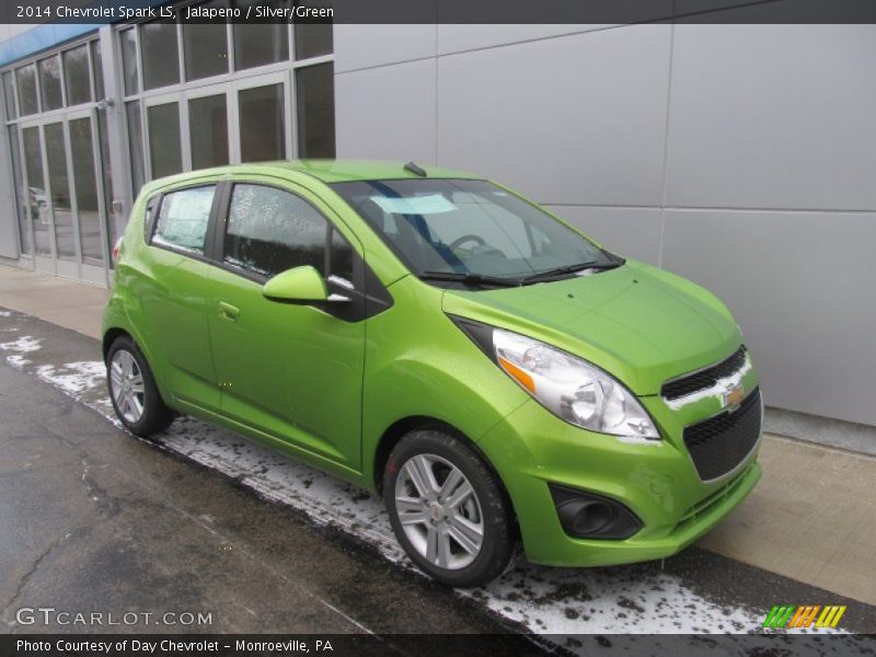 Jalapeno / Silver/Green 2014 Chevrolet Spark LS