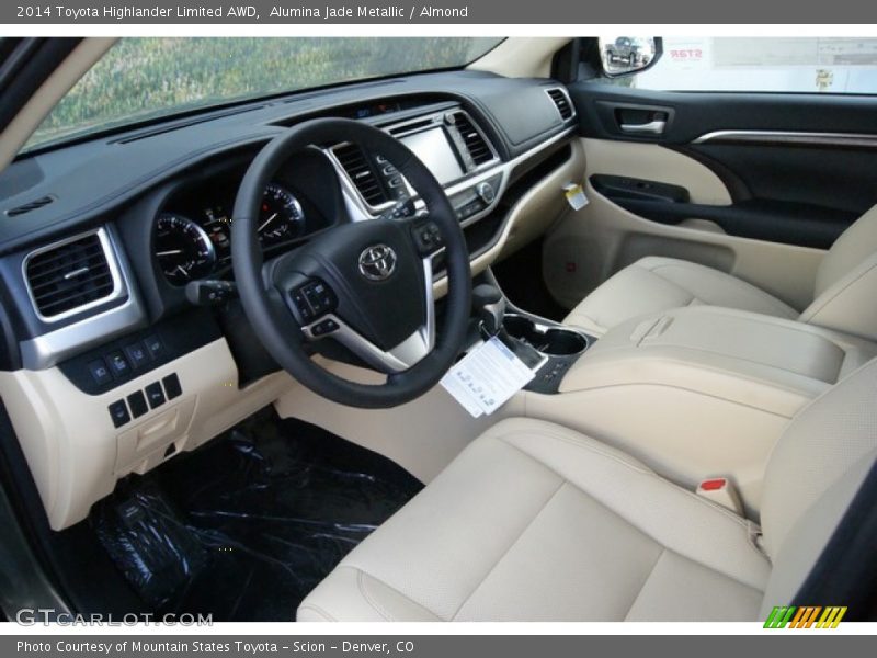 Almond Interior - 2014 Highlander Limited AWD 