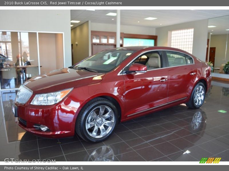 Red Jewel Tintcoat / Cocoa/Light Cashmere 2010 Buick LaCrosse CXS