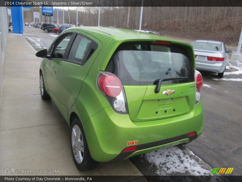 Jalapeno / Silver/Green 2014 Chevrolet Spark LS