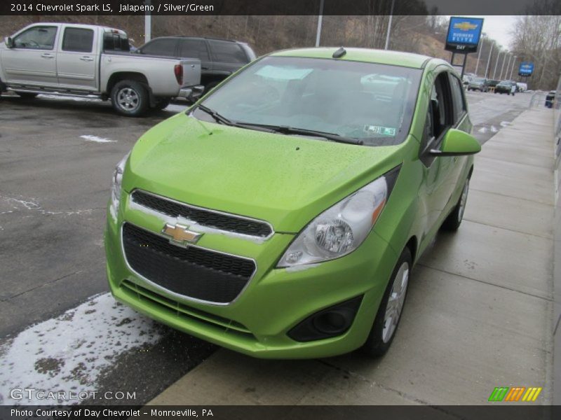 Jalapeno / Silver/Green 2014 Chevrolet Spark LS