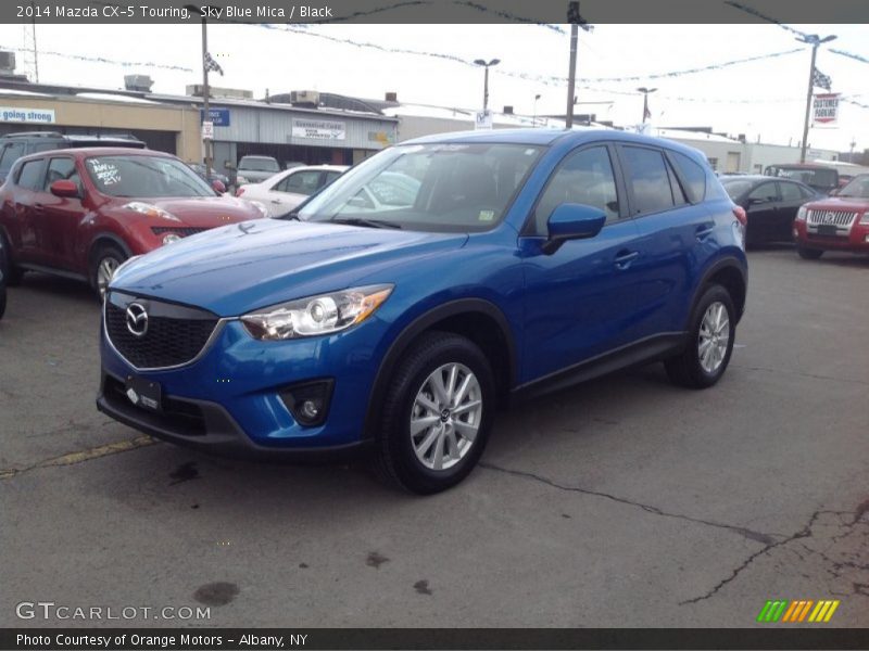 Sky Blue Mica / Black 2014 Mazda CX-5 Touring