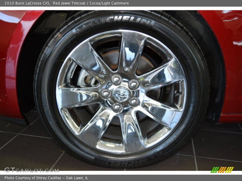 Red Jewel Tintcoat / Cocoa/Light Cashmere 2010 Buick LaCrosse CXS