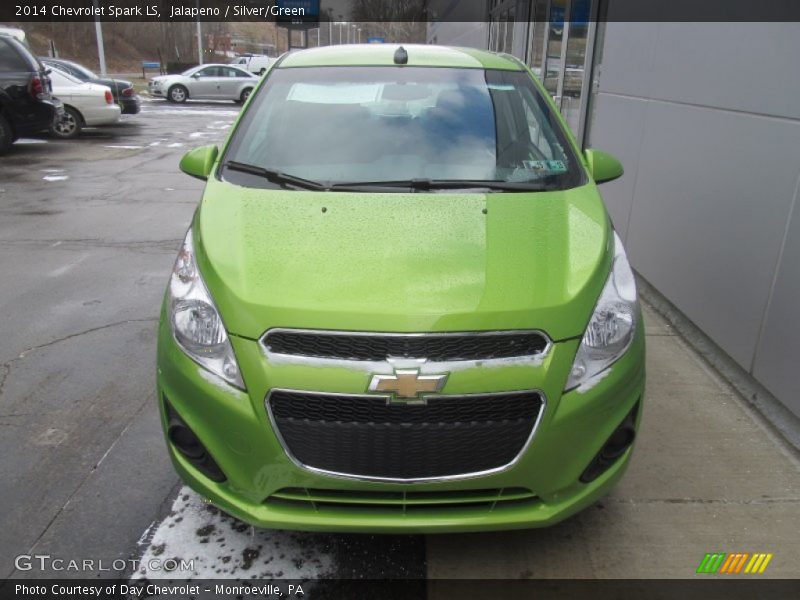Jalapeno / Silver/Green 2014 Chevrolet Spark LS