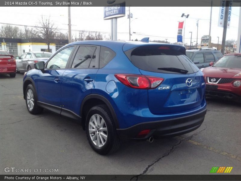 Sky Blue Mica / Black 2014 Mazda CX-5 Touring
