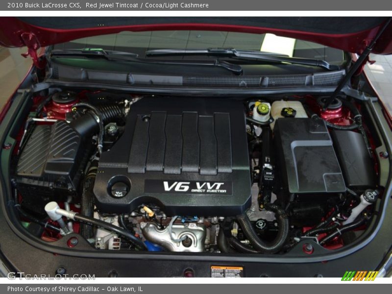 Red Jewel Tintcoat / Cocoa/Light Cashmere 2010 Buick LaCrosse CXS
