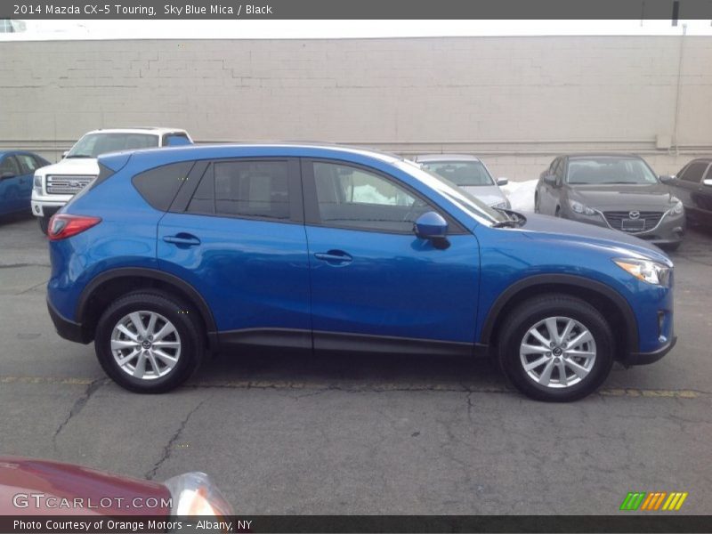 Sky Blue Mica / Black 2014 Mazda CX-5 Touring