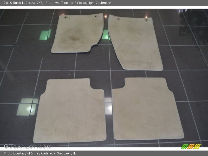 Red Jewel Tintcoat / Cocoa/Light Cashmere 2010 Buick LaCrosse CXS