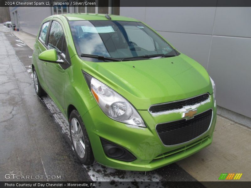 Jalapeno / Silver/Green 2014 Chevrolet Spark LS