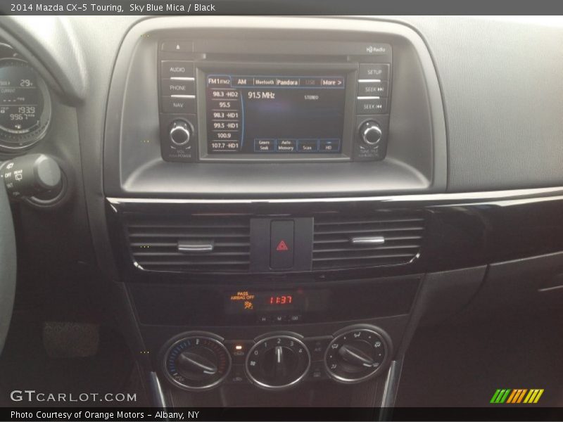 Sky Blue Mica / Black 2014 Mazda CX-5 Touring