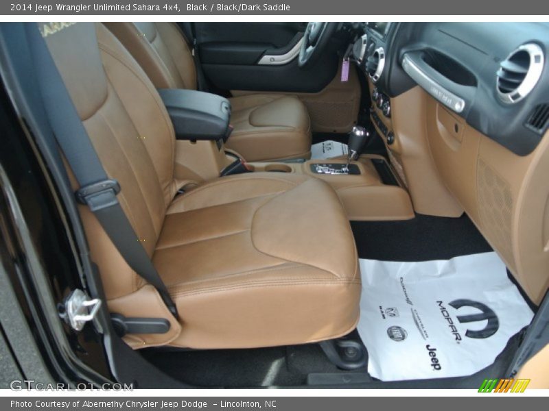 Black / Black/Dark Saddle 2014 Jeep Wrangler Unlimited Sahara 4x4