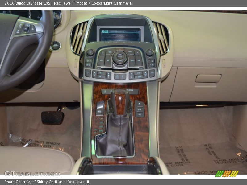 Red Jewel Tintcoat / Cocoa/Light Cashmere 2010 Buick LaCrosse CXS
