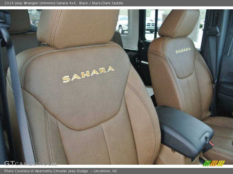 Black / Black/Dark Saddle 2014 Jeep Wrangler Unlimited Sahara 4x4