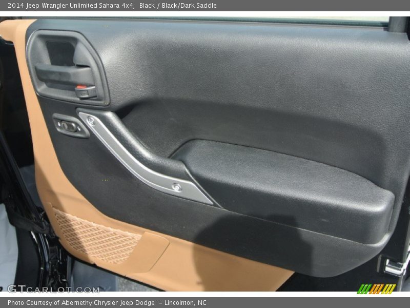 Black / Black/Dark Saddle 2014 Jeep Wrangler Unlimited Sahara 4x4