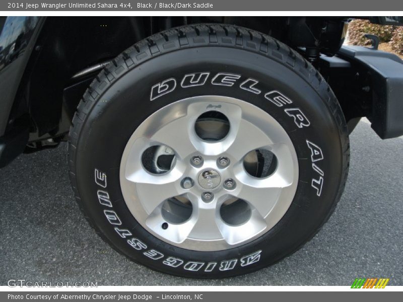 Black / Black/Dark Saddle 2014 Jeep Wrangler Unlimited Sahara 4x4