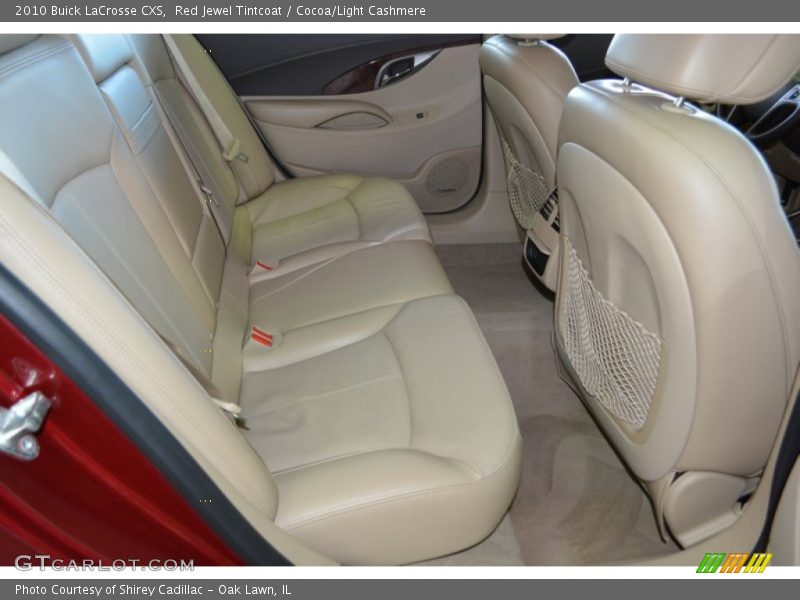 Red Jewel Tintcoat / Cocoa/Light Cashmere 2010 Buick LaCrosse CXS