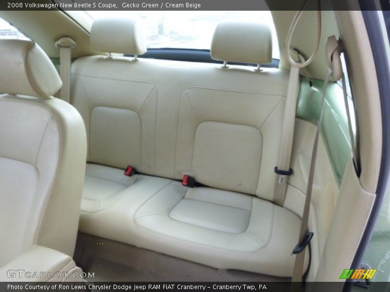 Gecko Green / Cream Beige 2008 Volkswagen New Beetle S Coupe