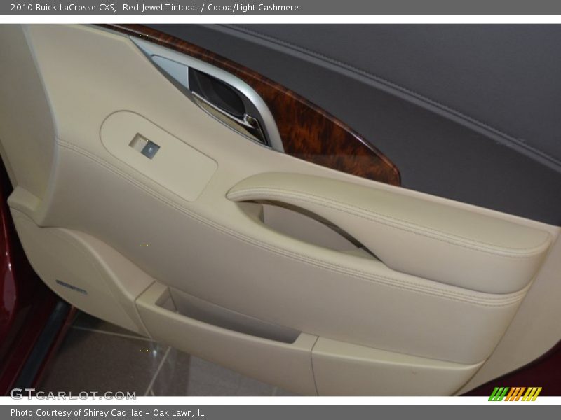 Red Jewel Tintcoat / Cocoa/Light Cashmere 2010 Buick LaCrosse CXS