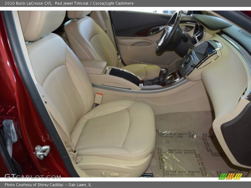 Red Jewel Tintcoat / Cocoa/Light Cashmere 2010 Buick LaCrosse CXS