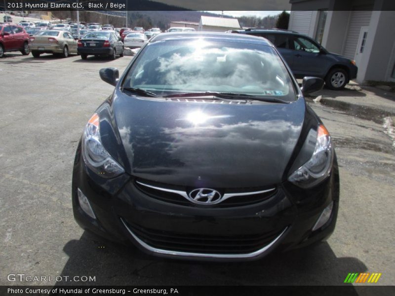 Black / Beige 2013 Hyundai Elantra GLS